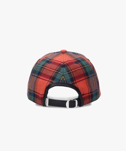 OVERRIDE（オーバーライド）の「OVERRIDE  OGC CHECK 6P CAP SG / オーバーライド（キャップ・レディース・ネイビー/レッド/ブラウン・57~59cm）」の11枚目の写真