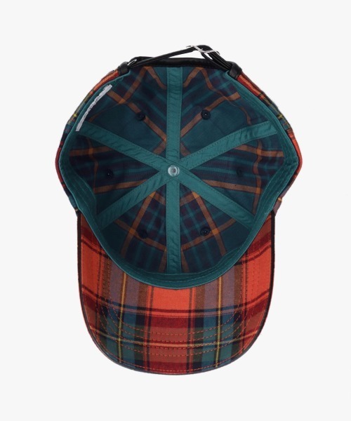 OVERRIDE（オーバーライド）の「OVERRIDE  OGC CHECK 6P CAP SG / オーバーライド（キャップ・レディース・ネイビー/レッド/ブラウン・57~59cm）」の12枚目の写真