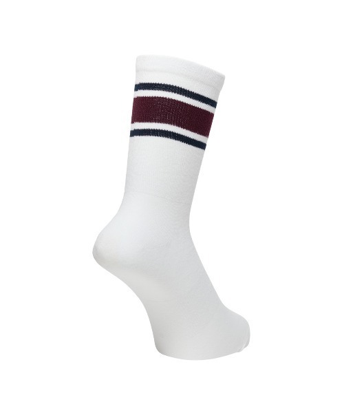 le coq sportif（ルコックスポルティフ）の「2Pソックス(ミドル丈)【返品不可商品】（ソックス/靴下・メンズ・ホワイト・25-27/22-24）」の6枚目の写真