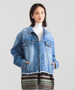 デニムパールボタンジャケット（デニムジャケット）｜CINOH（チノ）の