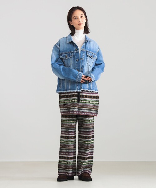 IENA  美品　デニムジャケット　ブルゾン　INSCRIRE/アンスクリア INSCRIRE (アンスクリア) デニム ジャケット（その他ブルゾン