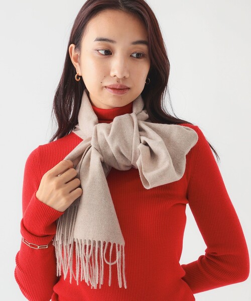 B:MING by BEAMS（ビーミングバイビームス）の「カシミヤ ストール（ストール/ショール・レディース・ライトグレー/ベージュ/ホワイト系その他5・ONE SIZE）」の3枚目の写真