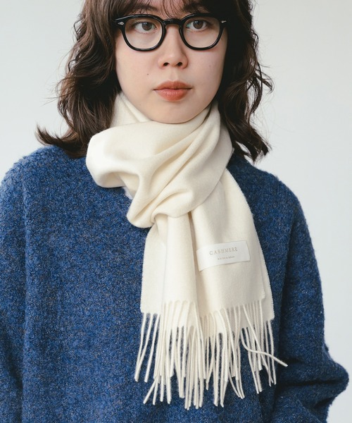 B:MING by BEAMS（ビーミングバイビームス）の「カシミヤ ストール（ストール/ショール・レディース・ライトグレー/ベージュ/ホワイト系その他5・ONE SIZE）」の15枚目の写真