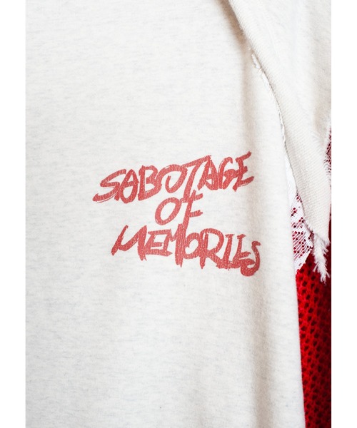 SEVESKIG（セヴシグ）の「SEVESKIG/セブシグ/袖切り替えSWEAT_SW-SV-NRS-1002（スウェット・メンズ・オフホワイト・SMALL/MEDIUM/LARGE/X-LARGE）」の3枚目の写真