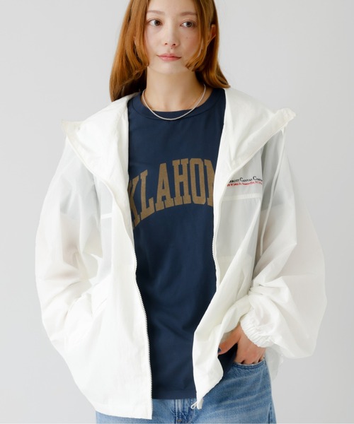 Rouge vif la cle（ルージュヴィフラクレ）の「【PARROTT CANVAS/パロットキャンバス】ピーシー ナイロンブルゾン / ウインドブレーカー（ブルゾン・レディース・ホワイト・フリー）」の5枚目の写真