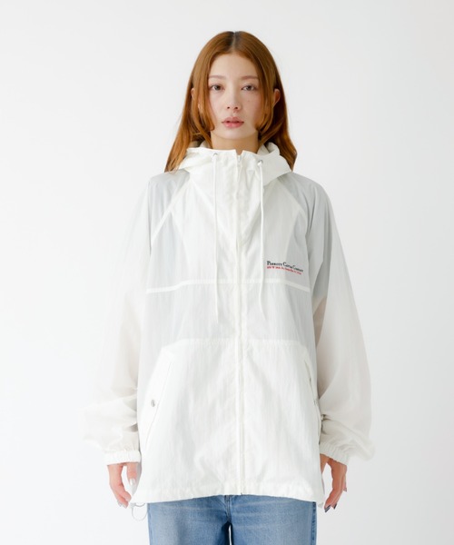 Rouge vif la cle（ルージュヴィフラクレ）の「【PARROTT CANVAS/パロットキャンバス】ピーシー ナイロンブルゾン / ウインドブレーカー（ブルゾン・レディース・ホワイト・フリー）」の10枚目の写真