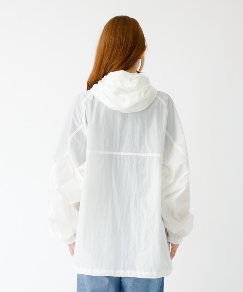 Rouge vif la cle（ルージュヴィフラクレ）の「【PARROTT CANVAS/パロットキャンバス】ピーシー ナイロンブルゾン / ウインドブレーカー（ブルゾン・レディース・ホワイト・フリー）」の12枚目の写真