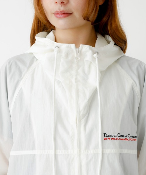 Rouge vif la cle（ルージュヴィフラクレ）の「【PARROTT CANVAS/パロットキャンバス】ピーシー ナイロンブルゾン / ウインドブレーカー（ブルゾン・レディース・ホワイト・フリー）」の13枚目の写真