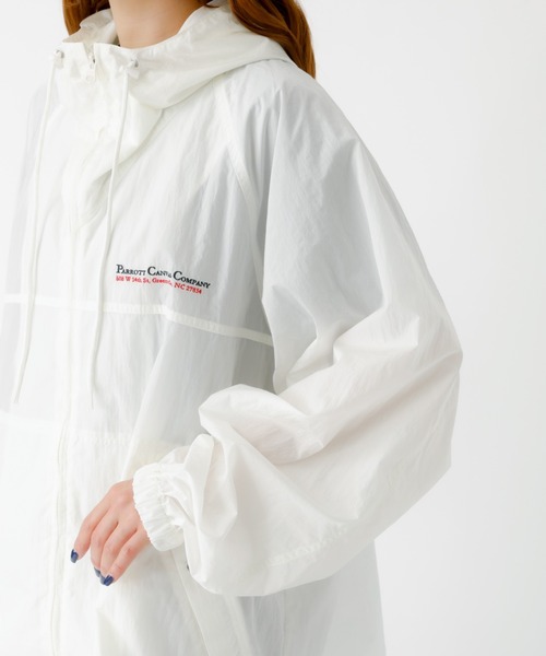 Rouge vif la cle（ルージュヴィフラクレ）の「【PARROTT CANVAS/パロットキャンバス】ピーシー ナイロンブルゾン / ウインドブレーカー（ブルゾン・レディース・ホワイト・フリー）」の14枚目の写真