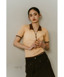 Knuth Marf | sheer polo knit(Tシャツ/カットソー)