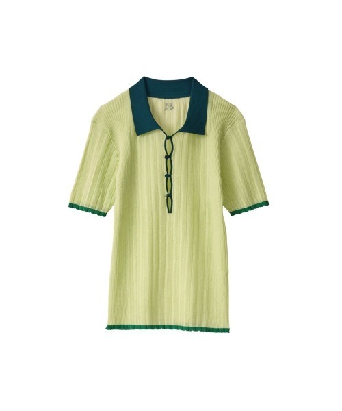sheer polo knit（Tシャツ/カットソー）｜Knuth Marf（クヌースマーフ