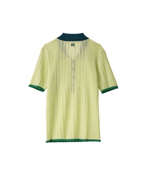 Knuth Marf（クヌースマーフ）の「sheer polo knit（Tシャツ/カットソー・レディース・ブラック/ミント/オレンジ・FREE）」の9枚目の写真