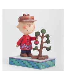 SNOOPY（スヌーピー）の「【JIM SHORE】チャーリーブラウン ウィズツリー（インテリア雑貨・レディース）」