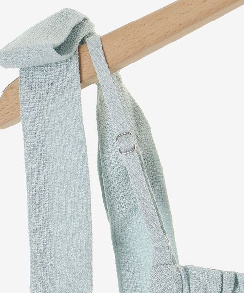 MAJESTIC LEGON（マジェスティックレゴン）の「肩リボンツイードペプラムブラウス（シャツ/ブラウス・レディース・アイボリー/ブラック/ブルー・MEDIUM）」の16枚目の写真