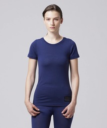 TAION（タイオン）の「【TAION(タイオン)】〈ウィメンズ〉メリノウール アンダーウェア ハーフスリーブ Tシャツ（インナーウェア/肌着）」