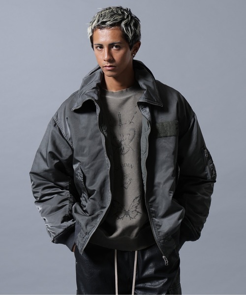 DANKE SCHON（ダンケシェーン）の「DankeSchon/ダンケシェーン/SATEN M65（ミリタリージャケット・メンズ・カーキ/ブラック・M/L）」の12枚目の写真