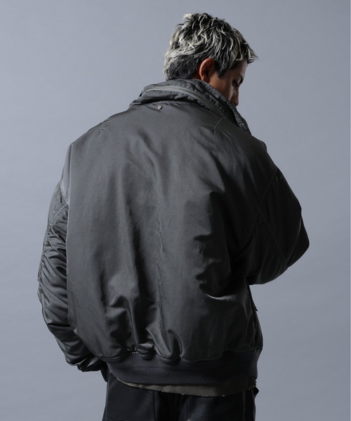 DANKE SCHON（ダンケシェーン）の「DankeSchon/ダンケシェーン/SATEN M65（ミリタリージャケット・メンズ・カーキ/ブラック・M/L）」の14枚目の写真