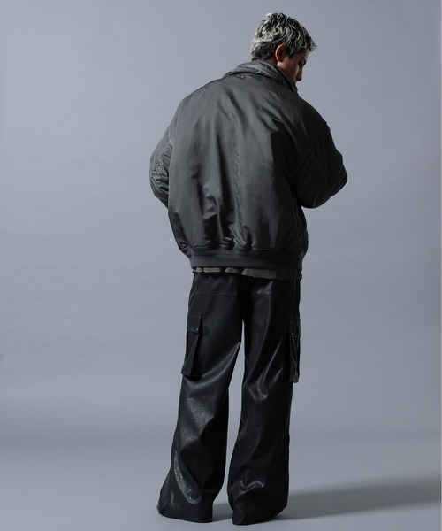 DANKE SCHON（ダンケシェーン）の「DankeSchon/ダンケシェーン/SATEN M65（ミリタリージャケット・メンズ・カーキ/ブラック・M/L）」の18枚目の写真