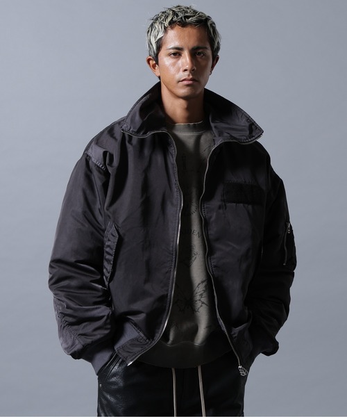 DANKE SCHON（ダンケシェーン）の「DankeSchon/ダンケシェーン/SATEN M65（ミリタリージャケット・メンズ・カーキ/ブラック・M/L）」の3枚目の写真