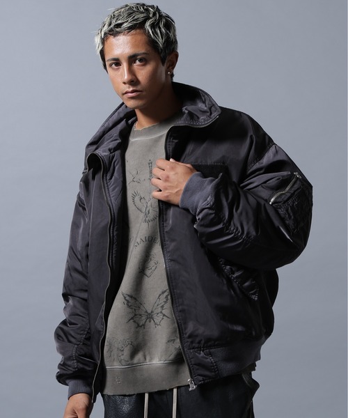 DANKE SCHON（ダンケシェーン）の「DankeSchon/ダンケシェーン/SATEN M65（ミリタリージャケット・メンズ・カーキ/ブラック・M/L）」の4枚目の写真