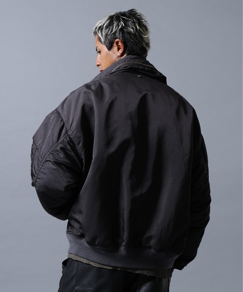 DANKE SCHON（ダンケシェーン）の「DankeSchon/ダンケシェーン/SATEN M65（ミリタリージャケット・メンズ・カーキ/ブラック・M/L）」の5枚目の写真