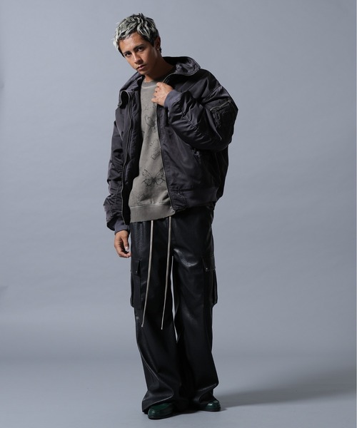 DANKE SCHON（ダンケシェーン）の「DankeSchon/ダンケシェーン/SATEN M65（ミリタリージャケット・メンズ・カーキ/ブラック・M/L）」の8枚目の写真