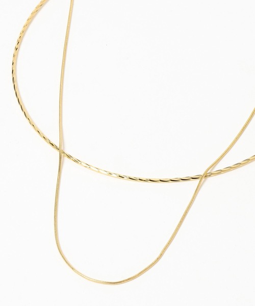 Andemiu(アンデミュウ)の「ツイストチョーカーネックレス591741(ネックレス・レディース・ゴールド/シルバー・FREE)」の7枚目の写真