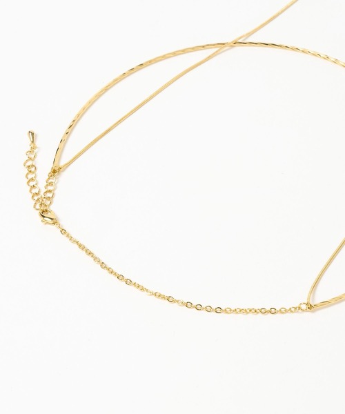 Andemiu(アンデミュウ)の「ツイストチョーカーネックレス591741(ネックレス・レディース・ゴールド/シルバー・FREE)」の11枚目の写真