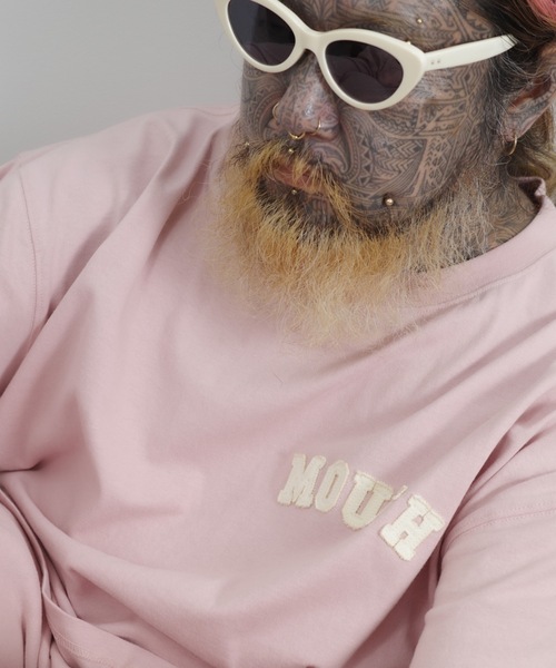NISHIMOTO IS THE MOUTH（ニシモト イズ ザ マウス）の「S/S TEE | NISHIMOTO IS THE MOUTH（Tシャツ/カットソー・メンズ・スモークピンク/ブラック/ホワイト・MEDIUM/LARGE/X-LARGE）」の6枚目の写真