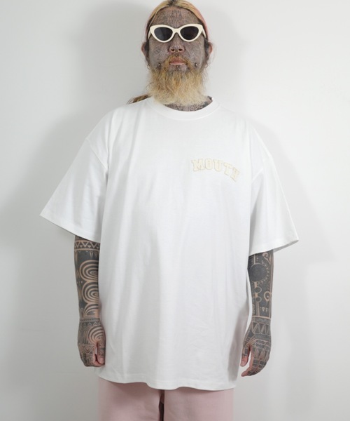 NISHIMOTO IS THE MOUTH（ニシモト イズ ザ マウス）の「S/S TEE | NISHIMOTO IS THE MOUTH（Tシャツ/カットソー・メンズ・スモークピンク/ブラック/ホワイト・MEDIUM/LARGE/X-LARGE）」の4枚目の写真