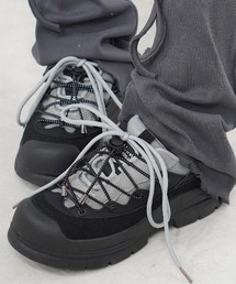 Never mind the XU / Chikashitsu+ | 【Nerd out XU】draw code canvas sneaker / 【ナードアウトエックスユー】ドローコードキャンバスボリュームスニーカー(スニーカー)