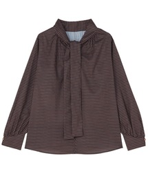プリント ボウタイ」に該当するシャツ/ブラウスファッション通販