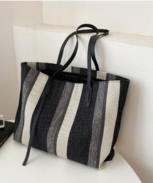 cammie（キャミー）の「マルチカラーストライプトートバッグ（トートバッグ）」
