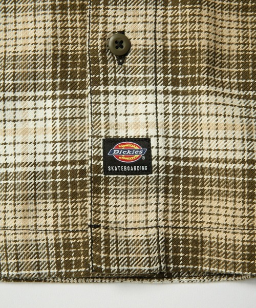 Dickies(ディッキーズ)の「【DICKIES SKATEBOARDING】MIKE ANDERSON CHECK WORK SHIRTS(シャツ/ブラウス・メンズ・ダークオリーブ/ブルー・MEDIUM/X-LARGE/LARGE)」の16枚目の写真