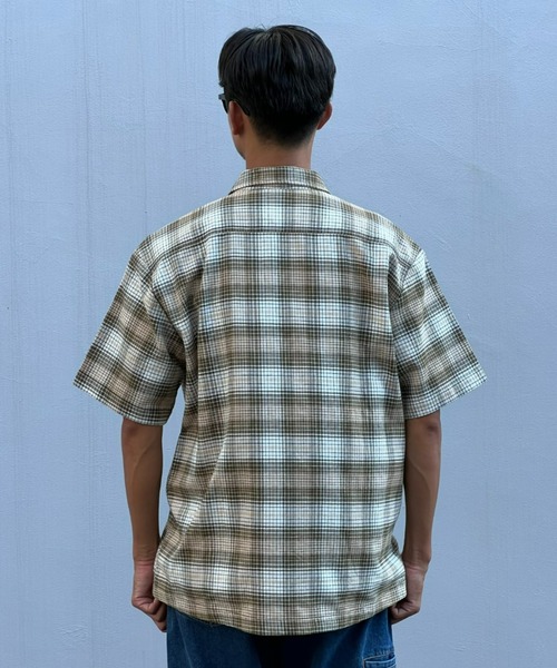 Dickies(ディッキーズ)の「【DICKIES SKATEBOARDING】MIKE ANDERSON CHECK WORK SHIRTS(シャツ/ブラウス・メンズ・ダークオリーブ/ブルー・MEDIUM/X-LARGE/LARGE)」の3枚目の写真