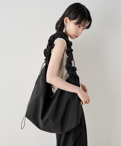 リクエスト＊ロラライハリス♡ブラックゴブラン♡刺繍の三日月ショルダーバッグ♡ リクエスト＊ロラライハリス♡ブラックゴブラン♡刺繍の三日月