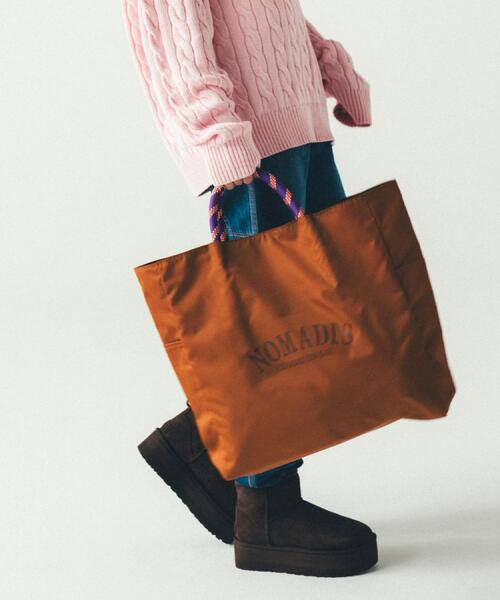NOMADIS（ノマディス）の「NOMADIS（ノマディス）SAC2 ビッグトートバッグ（トートバッグ・レディース・ブラック/カーキ/ブラウン系・00）」の2枚目の写真