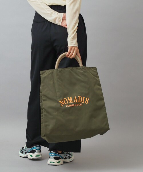 NOMADIS（ノマディス）の「NOMADIS（ノマディス）SAC2 ビッグトートバッグ（トートバッグ・レディース・ブラック/カーキ/ブラウン系・00）」の6枚目の写真