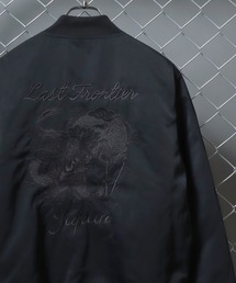 ANPAS(アンパス)のMA-1 bomber jacket with back embroidery/ポリツイルバック刺繍 MA-1 スカジャン アウター ブルゾン メンズ レディース ユニセックス(MA-1)