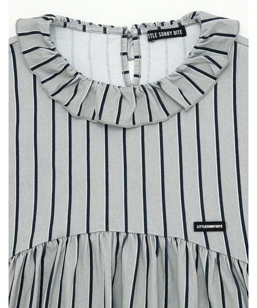 Little sunny bite(リトルサニーバイト)の「baseball dress(ワンピース・レディース・ネイビー/グレー/ピンク・SMALL/MEDIUM)」の9枚目の写真