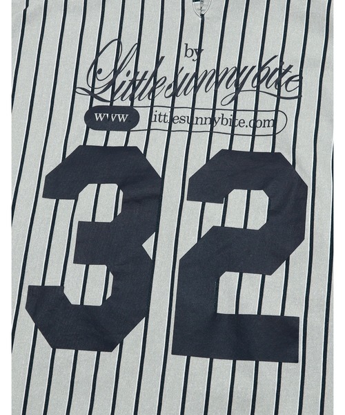 Little sunny bite(リトルサニーバイト)の「baseball dress(ワンピース・レディース・ネイビー/グレー/ピンク・SMALL/MEDIUM)」の16枚目の写真