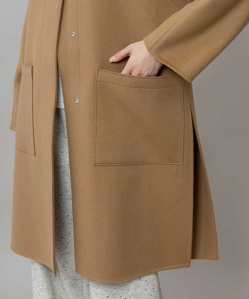 セール】ウールダブルビーバーダッフルコート（ダッフルコート