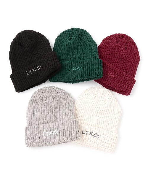 LOVETOXIC（ラブトキシック）の「【LTXC】刺しゅうビーニー（ニットキャップ/ビーニー・キッズ・オフホワイト/ブラック/モスグリーン/シルバー/ワイン・F）」の12枚目の写真