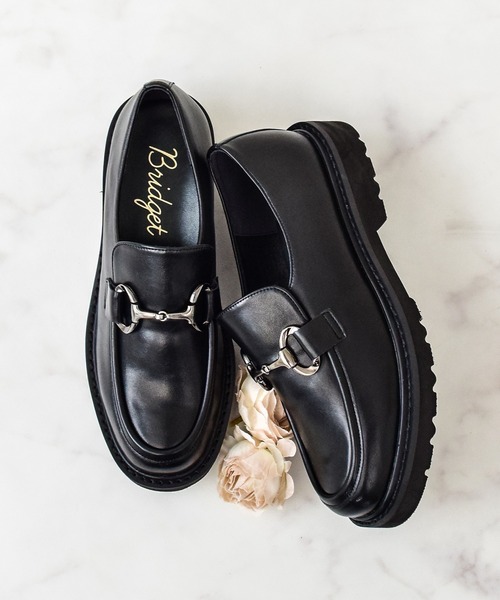 Bridget Birkin（ブリジットバーキン）の「【Bridget Birkin】厚底ビットローファー(551668)（ローファー・レディース・ブラック系その他/ブラック・22.5/23/23.5/24/24.5）」の8枚目の写真