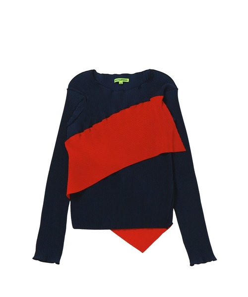 kotohayokozawa(コトハヨコザワ)の「kotohayokozawa SPIRAL WAVE LONG SLEEVE TOP TDX5A-SPL01(その他トップス・レディース・ブラック/ネイビー/ベージュ・FREE)」の3枚目の写真