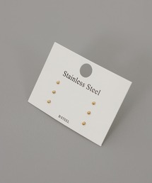 ORLEAN（オルレアン）の「【ORLEAN】 メタルボール ミニピアス 2mm 3mm 4mm サージカルステンレス（ピアス（両耳用））」