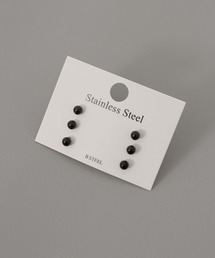 ORLEAN（オルレアン）の「【ORLEAN】 メタルボール ミニピアス 2mm 3mm 4mm サージカルステンレス（ピアス（両耳用））」