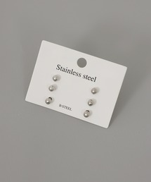 ORLEAN（オルレアン）の「【ORLEAN】 メタルボール ミニピアス 2mm 3mm 4mm サージカルステンレス（ピアス（両耳用））」
