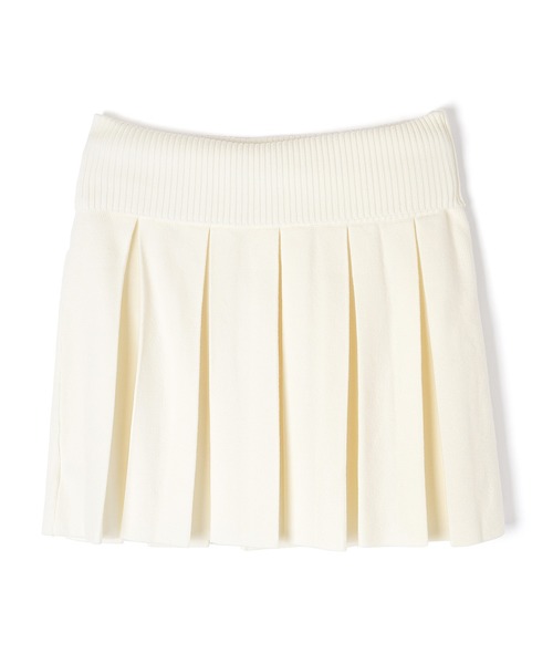 M DOLLY(エムドリー)の「pleats knit amabile skirt/プリーツニットアマービレスカート(スカート・レディース・アイボリー/グレイッシュベージュ/グレー・FREE)」の22枚目の写真