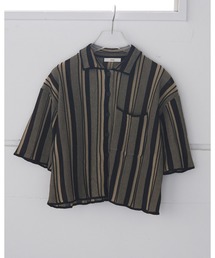 アンヌーク　anuke Stripe Knit Shirts anuke（アンヌーク）の「Stripe Knit Shirts（シャツ/ブラウス）」 - WEAR
